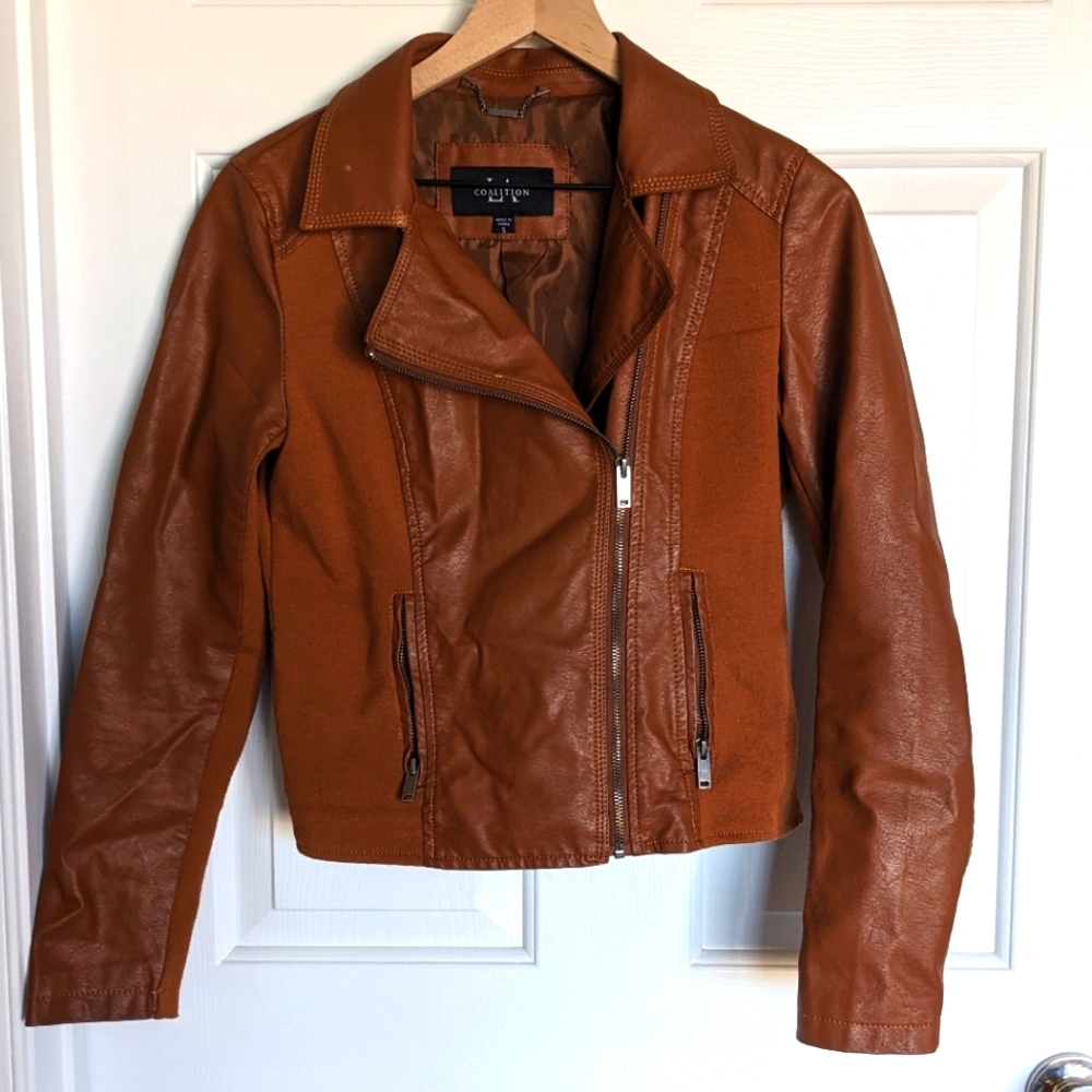 LA Coalition Faux Leather Jacket